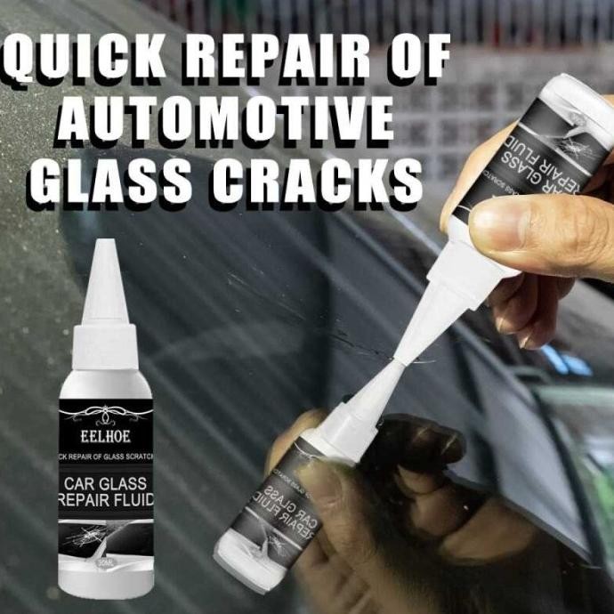 Pembersih Kaca Mobil Resin Reparasi Baret Retak Lecet Lem Cairan Kaca Hemat