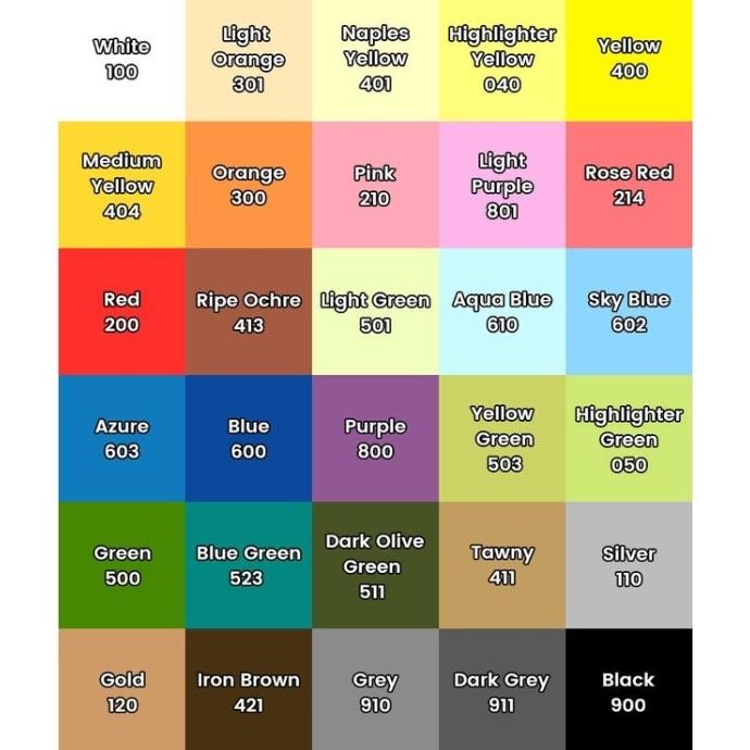 

Ready for You M&G Acrylic Marker 2mm | Acrylic Pen | Spidol Akrilik