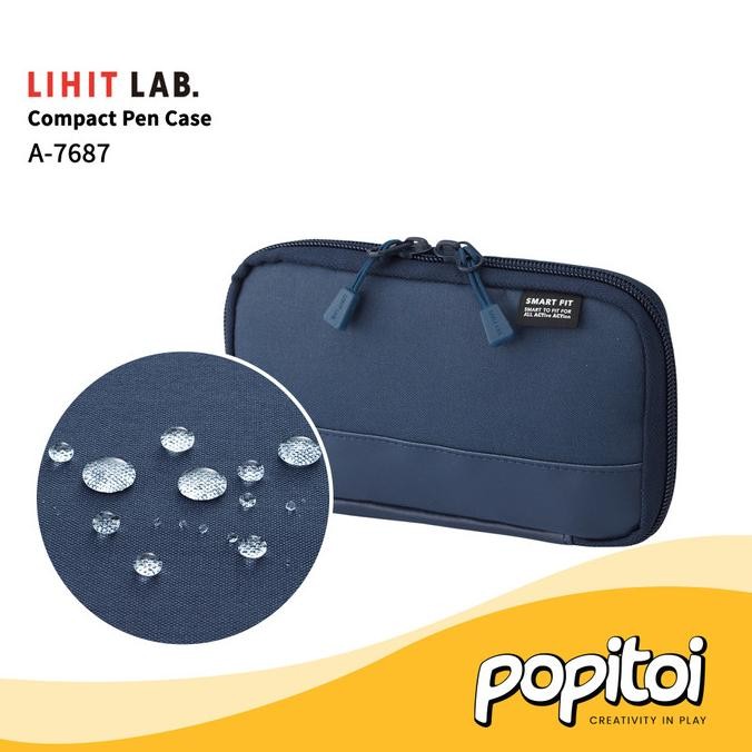 

Lihit Lab A-7687 Compact Pen Case Tempat Kotak Pensil Sekolah Pouch Original Dan Terpercaya