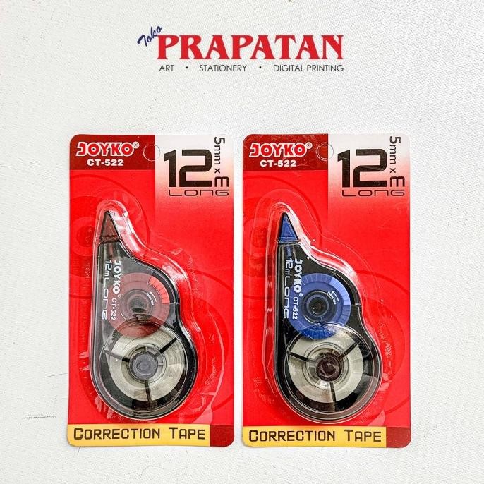 

New Arrival Joyko Correction Tape C-522 | Pita Koreksi