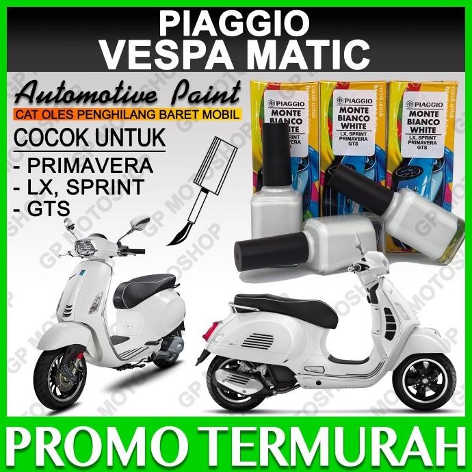 Piaggio Vespa Montebianco White Cat Oles Penghilang Baret Motor Putih Forsale