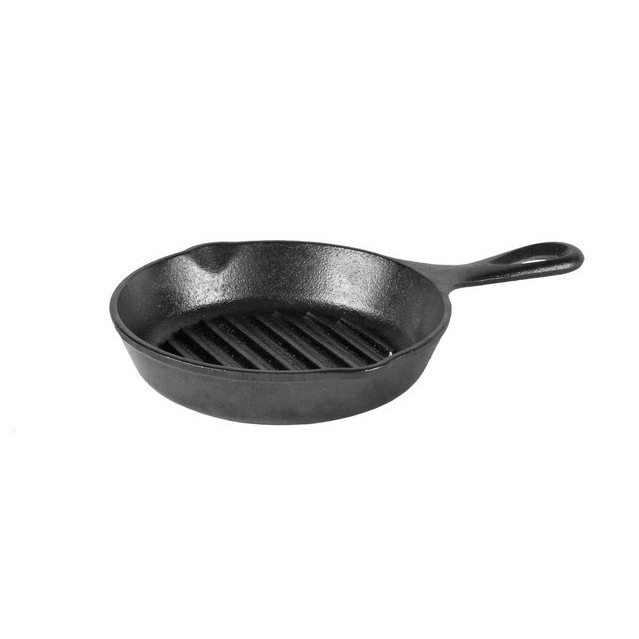 Lodge 6.5 Inch Cast Iron Grill Pan