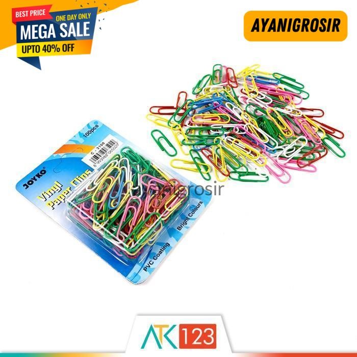 

HOT DEAL PAPER CLIPS WARNA JOYKO C-3100 BY AYANI GROSIR !!