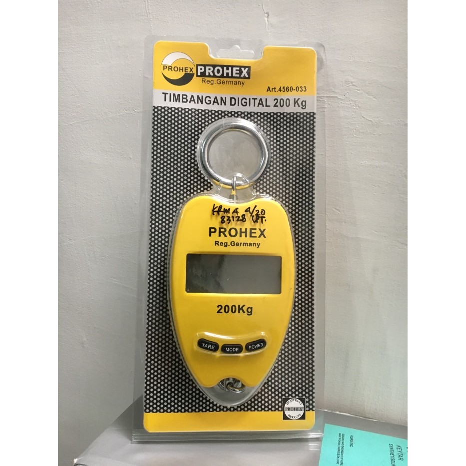 Timbangan Gantung Digital 200 Kg Prohex