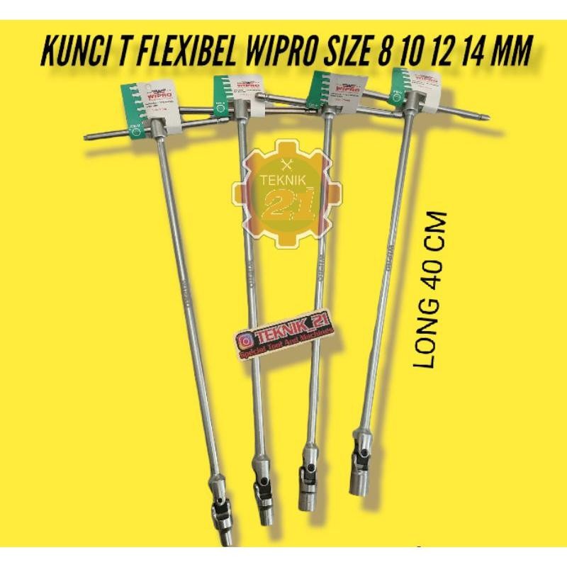 Kunci T Flexibel Wipro Crv Kunci T Panjang Sok T Flexibel Wipro