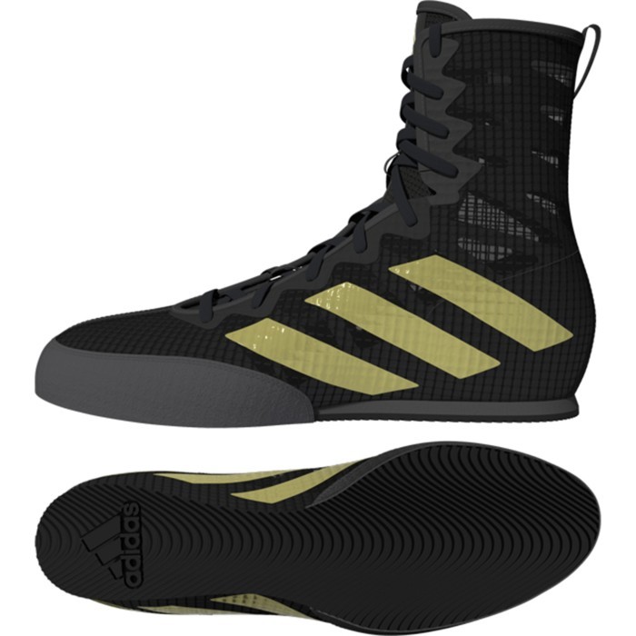 Adidas Boxing Shoes Box Hog 4 Gold - Adidas Sepatu Tinju Boxing