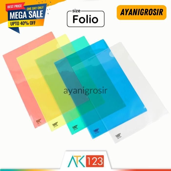 

PAKET HEMAT MAP L / CLEAR SLEEVES FOLIO - FOLDER ONE BY AYANI GROSIR !!