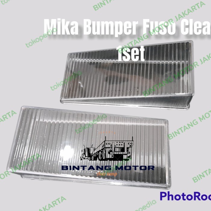 MIKA BEMPER FUSO FIGHTER 220PS/190PS CLEAR / MIKA LAMPU BUMPER FUSO