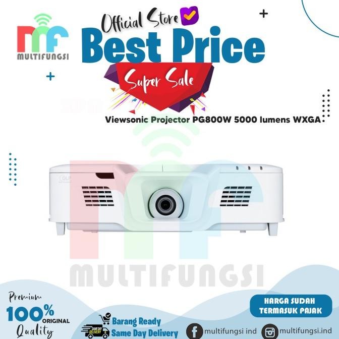 

Viewsonic Projector PG800W 5000 lumens WXGA Garansi Resmi