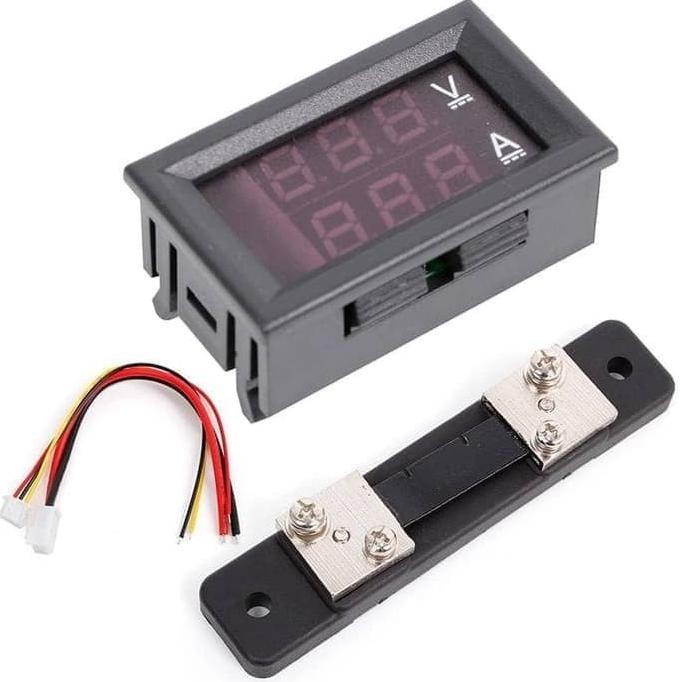 DC Volt Ampere Meter 0-100V 0-100A + Shunt