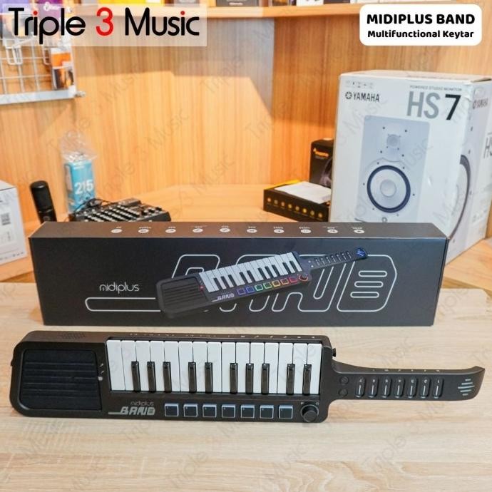 Update Midiplus BAND Keytar Keyboard gitar multifungsi midi controller 3musi12 Berkualitas