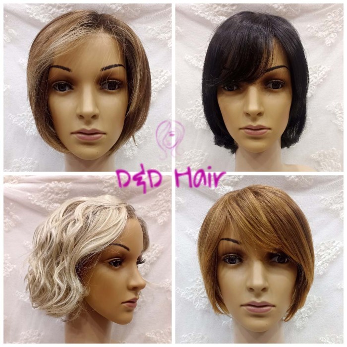 Wig Rambut - Wig Wanita - Half Lace Wig dan Front Lace Wig - Wig Warna