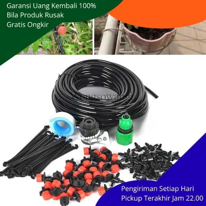 Paket Peralatan Set Irigasi Otomatis Hidroponik Paket Irigasi Tetes