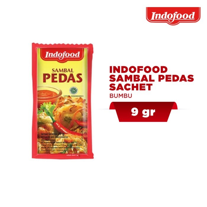 

Sambal Indofood Pedas Sachet 9 G