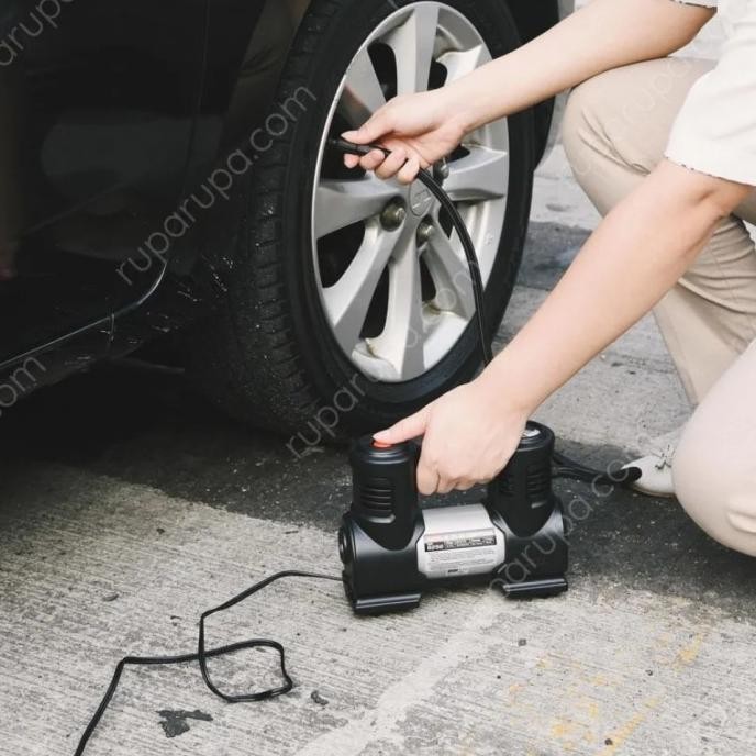 Tersedia Pompa Ban Mobil Portabel 100 Psi - Super Inflator Coido 6256 Lampu