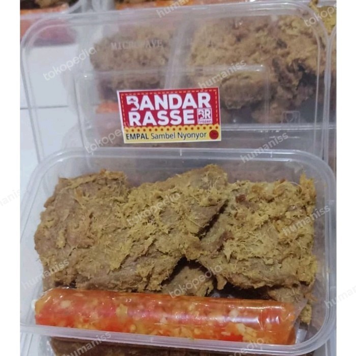 

Empal Gepuk Ungkep Frozen Lengkap Sambal Pedas