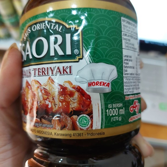 

1 Dus Isi 6 Botol Sa Saus Tiram / Teriyaki Botol 1 Liter