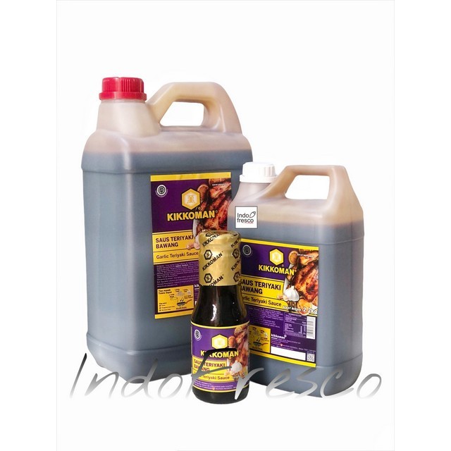 

Kikkoman Garlic Teriyaki Sauce-Saus Teriyaki Bawang Halal 2.2 Kg