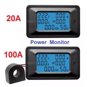 pengukur digital watt meter power digital watt meter Volt Ampere  Watt meter