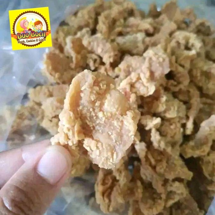 

Ready Gas!!! Keripik Kulit Ayam Gurih Crispy 1 Kg