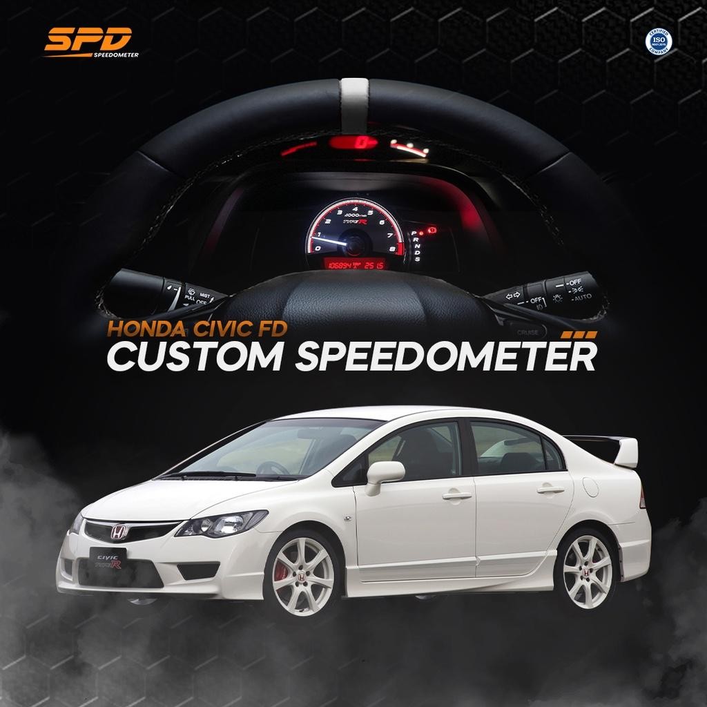 Panel Speedometer Custom Honda Civic Fd Matic - Spd Speedometer