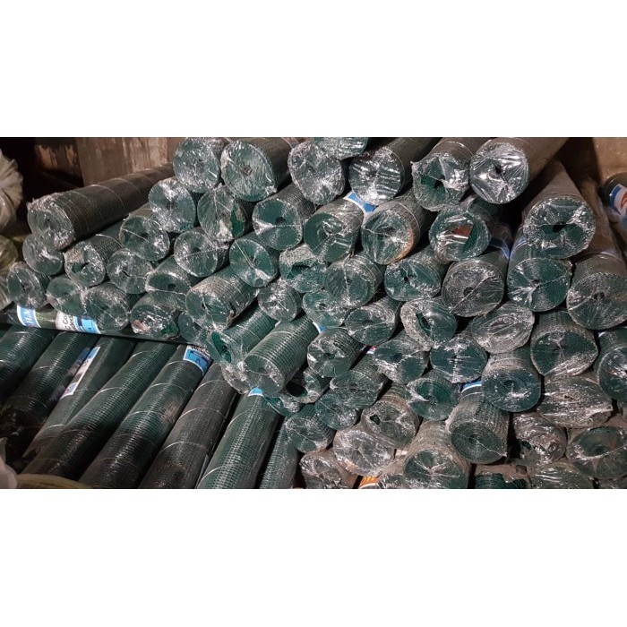 TERBARU Kawat Loket PVC Hijau 1/4" 1/2" 1" X 10 meter X 90 cm BISA GRAB
