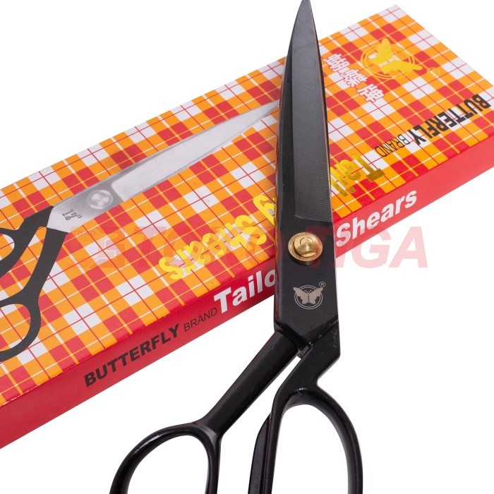 

Gunting Potong Bahan Kain Tailor Butterfly Ukuran 12 Inch / 12