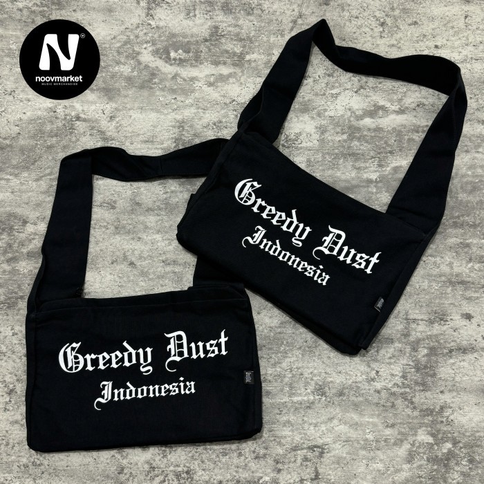 Greedy Dust Sling Totebag Black Official Greedy Dust