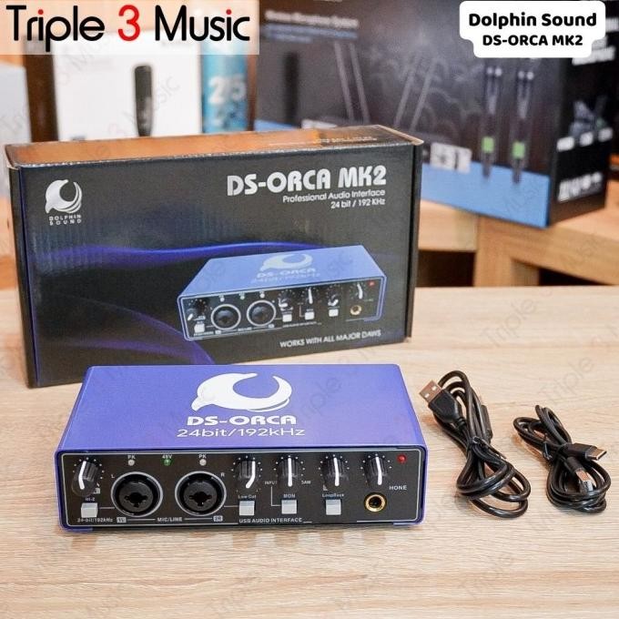 Update DOLPHIN SOUND DS-ORCA DS ORCA pro Soundcard audio interface recording 3musi12 Segera Beli