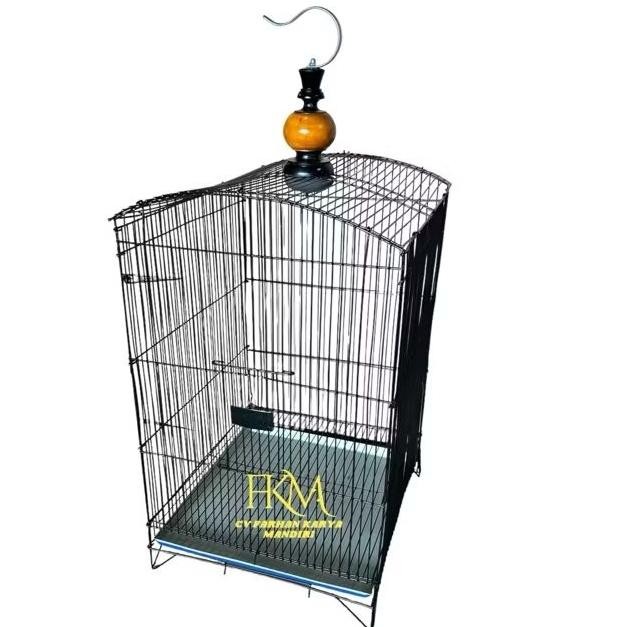 Sangkar burung kotak besi bisa dilipat