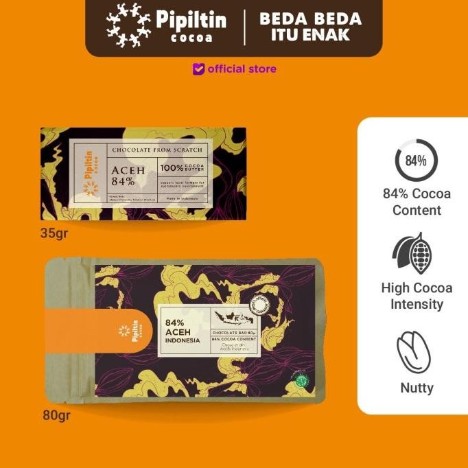 

Produk Baru!! Pipiltin Cocoa Dark Chocolate - Chocolate Bar Aceh 84%