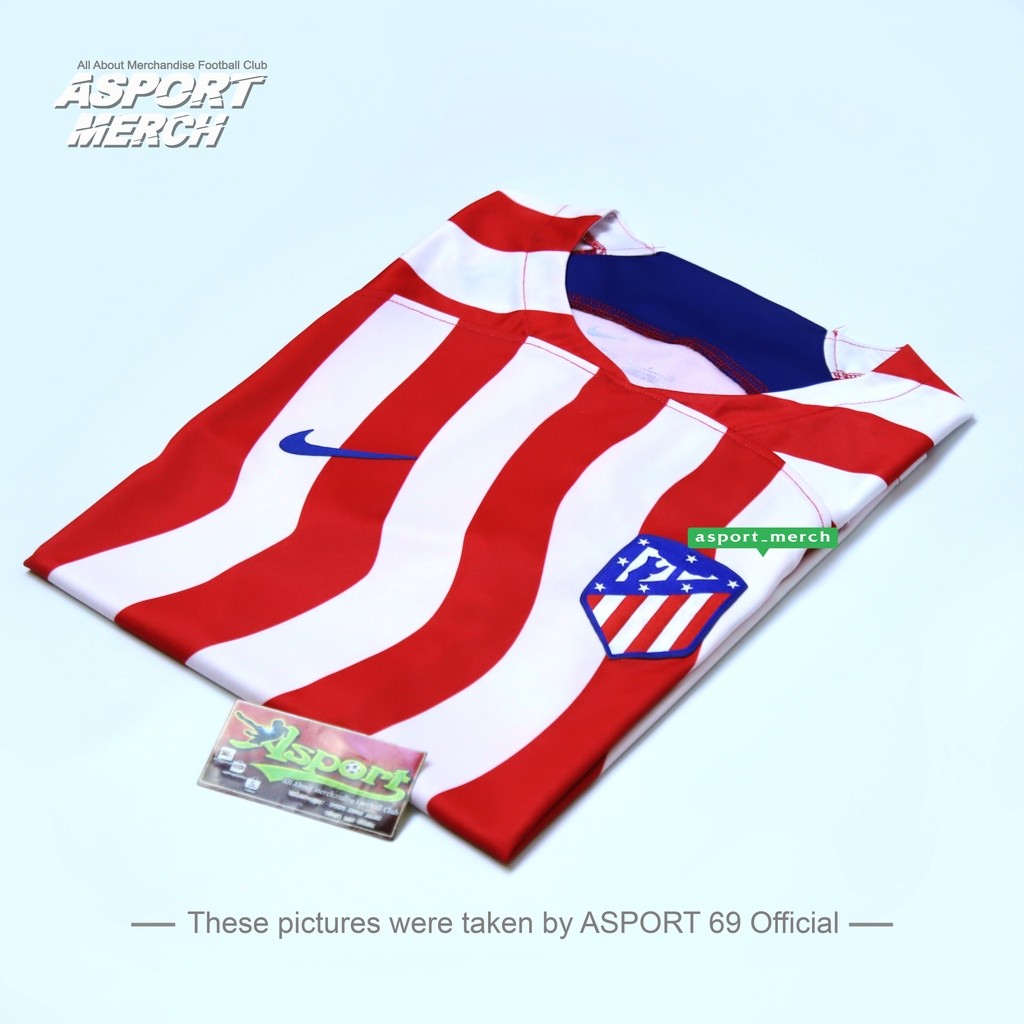 JERSEY BOLA ATLETICO MADRID HOME NEW 2022 2023 SOCCER JERSEY
