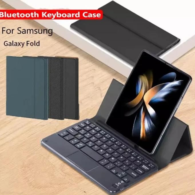 

Produk Baru!! Magnetic Bluetooth Wireless Keyboard Touchpad Case Stand Cover for Galaxy Z Fold6 Fold 6