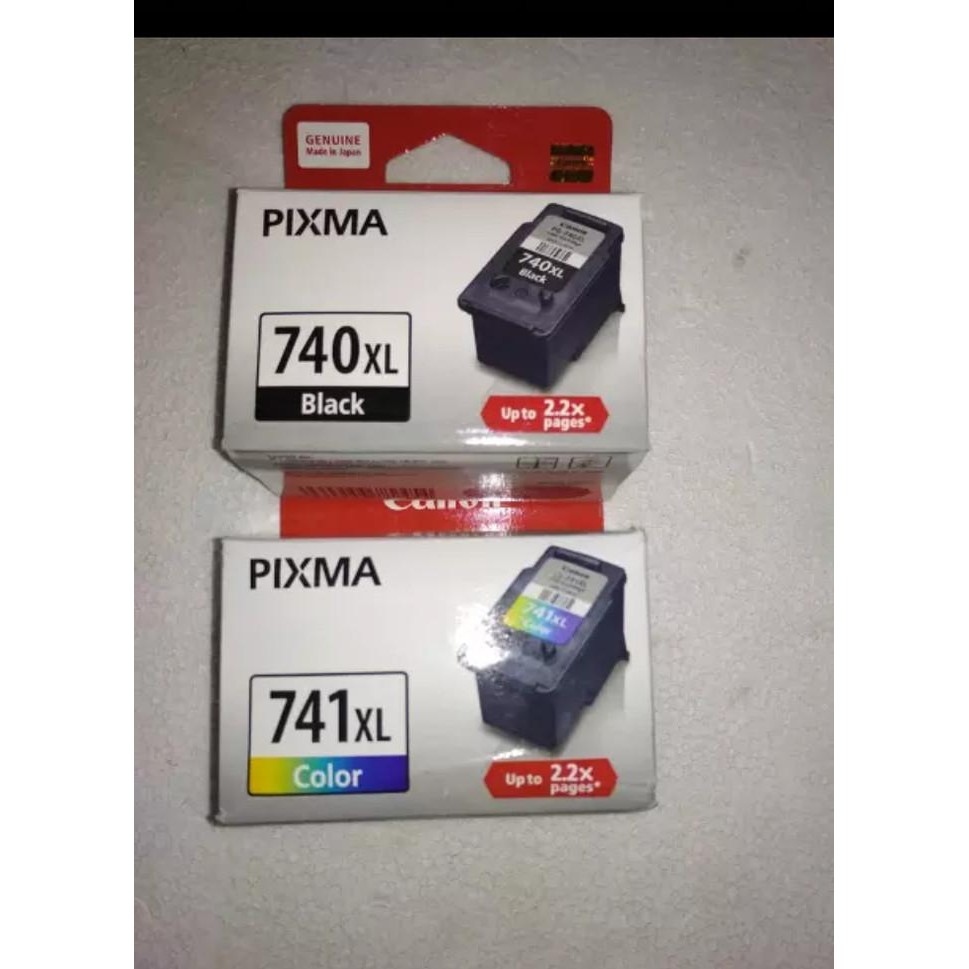Tinta Paketan 740 Xl + 741 Xl Original