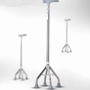 Tongkat Jalan Kaki 4/Tongkat Jalan Orang Tua/Tongkat Jalan Stainless H24M