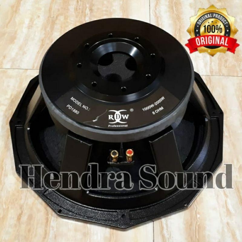 Komponen Speaker Rdw Pd1880 18" (18 Inch)