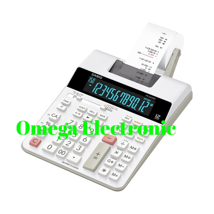 

BEBAS ONGKIR - Casio FR-2650RC - Printing Kalkulator Calculator Struk Kertas FR 2650