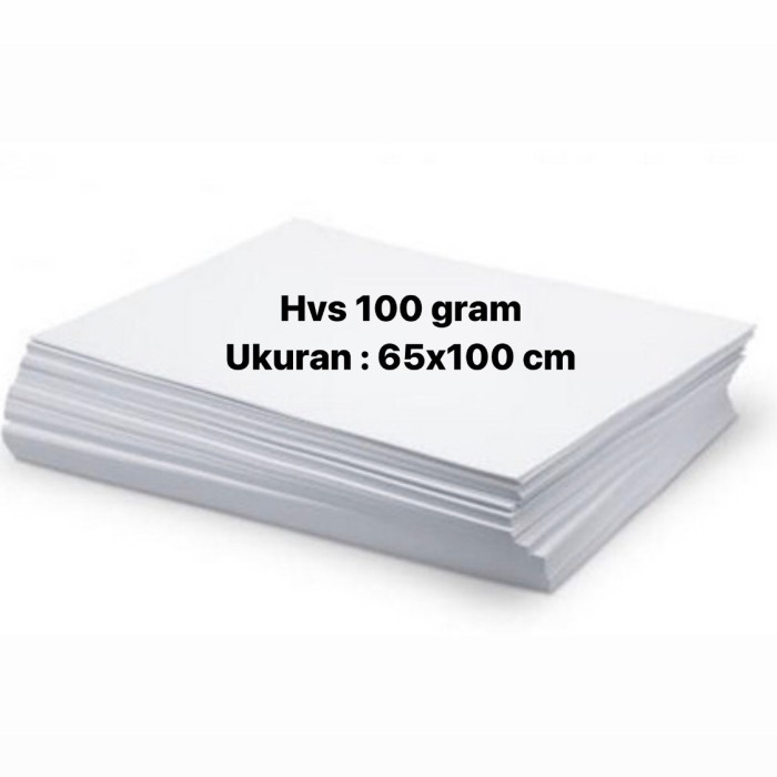 

TERBARU - Kertas hvs 100 gram ukuran plano isi 250 lembar