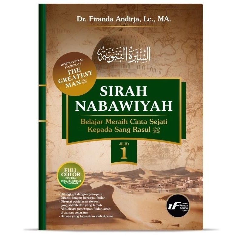 

Sirah Nabawiyah KOMPLIT 1 Set Isi 6 JILID Full Color Firanda Andirja