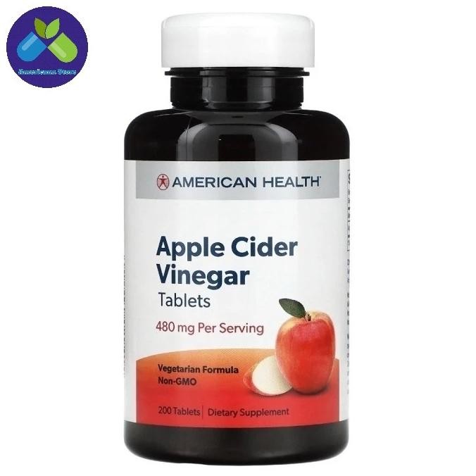 

American Health Apple Cider Vinegar Tablets 200 Tablets