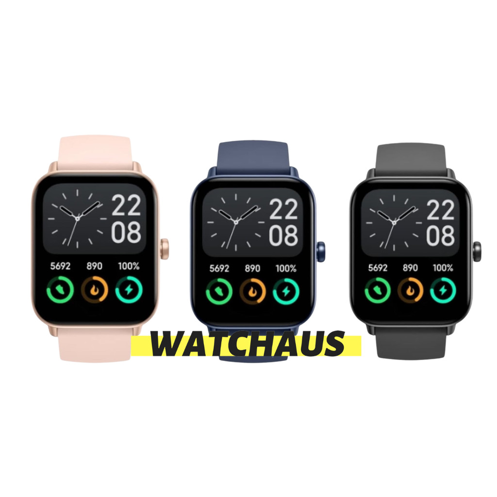 JAM TANGAN SMARTWATCH HEGNER HS010 HS 010 HS-010 PINK BLUE BLACK RUBBER STRAP