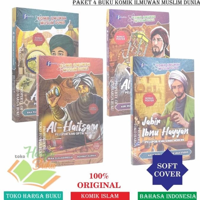 

Paket 4 Buku Komik Al-haitsam Al-Idrisi Al-Jazari Jabir Ibnu Hayyan