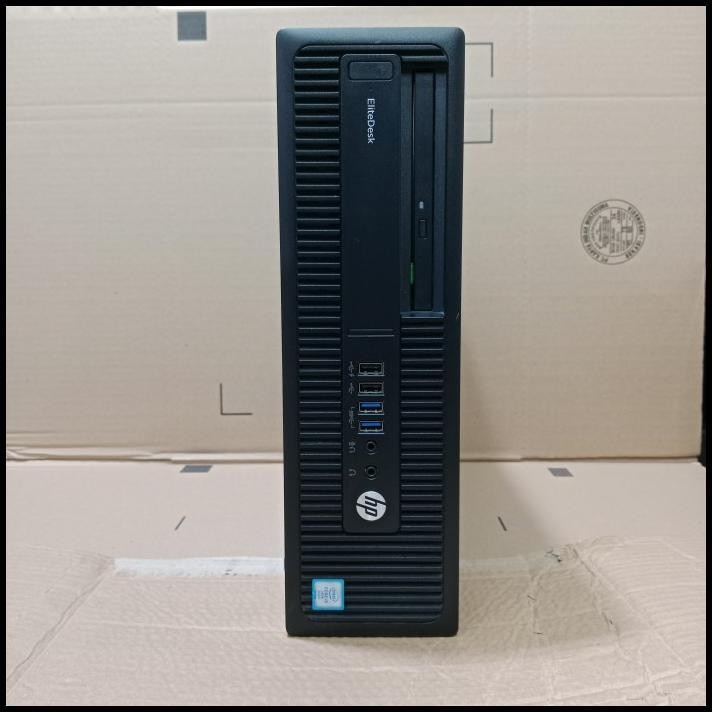 NEW! PC HP ELITEDESK 705 G2 SFF AMD PRO A8-8650B RAM 8GB SSD 256GB SIAP TEMPUR