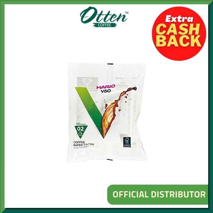 

Ready Stock Hario - V60 Coffee Paper Filter Vcf-02-100W - Kertas Saringan Kopi
