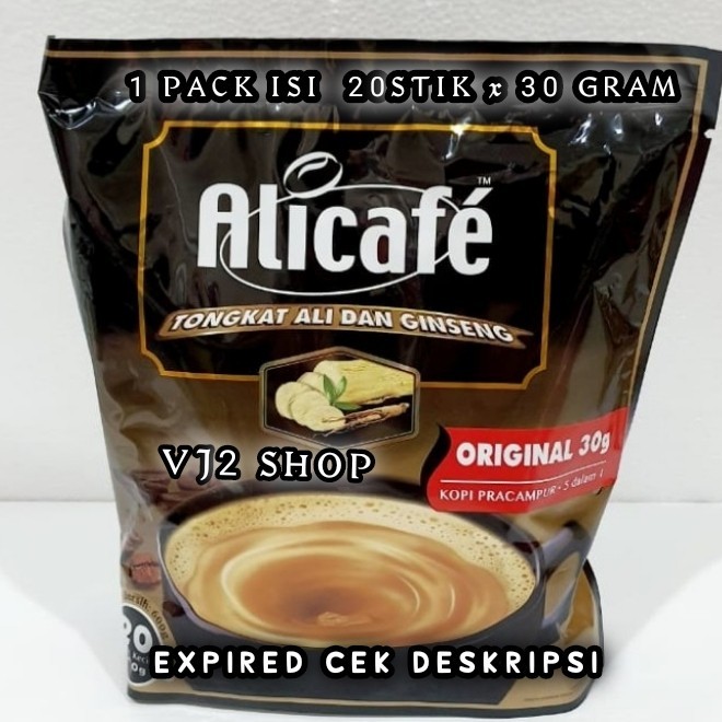 

Termurah Kopi Malaysia Alicafe Tongkat Ali Dan Ginseng 5In1