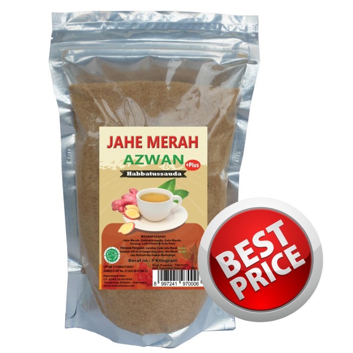 

Diskon Jahe Merah Bubuk Kemasan 1Kg