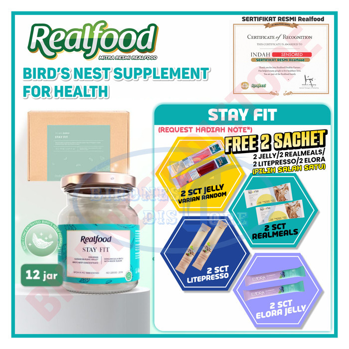 

Terbaru Realfood Stay Fit Minuman Sarang Walet