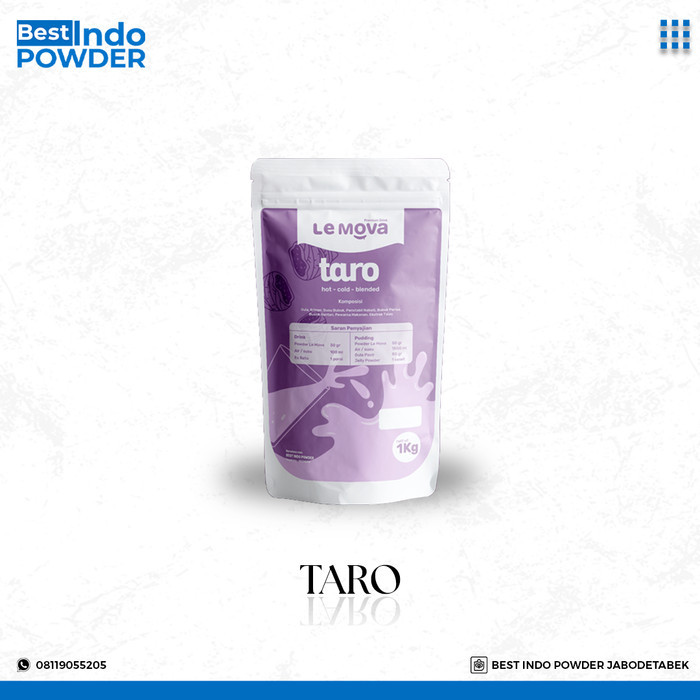 

Ready Stock Bubuk Taro Lemova / Powder Taro / Bubuk Minuman 1Kg