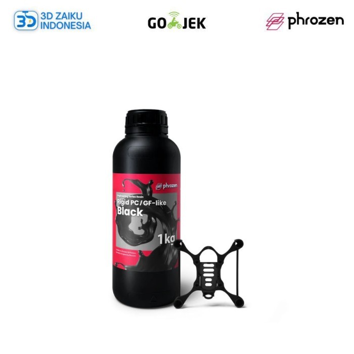 Ready Stock Original Phrozen Rigid Pc Gf Like Black 3D Printing Resin High Strength Heat Resistant