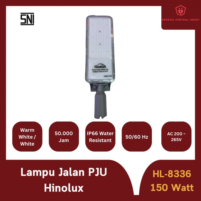 Lampu Jalan PJU Hinolux SNI 150 Watt HL8336 LED